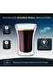 Double Walled Coffee Cups, 250ml Set of 2 – Clear Insulated Double Wall Glass Cups for Coffee & Tea, Hot & Cold, DG506 - 8