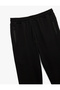 Zippered Pocket Cotton Stitching Detailed Lace up Waist Jogger Sweatpants - 6