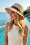 Women's Fedora Style Wide Brim Hat Stylish Combination - 3