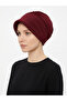 Sandy Hat Burgundy Ready-To-Wear Turban Hijab Pool Cap Suitable for Medical Use - 3