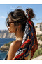 وشاح منقوش على شكل حيوانات مقاس 70*70 سم - 2