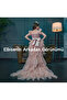 Short in the Front and Long in the Back, Evening Dress with Detachable Tail. - 3