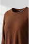 Bubble Fabric Relaxed Fit Tunic 0506-05 Brown - 4