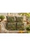 Bird and Flower Patterned Digital Printed Decorative Throw Pillow Cover Set of 4 Modern Sofa Cushions (Double-Sided Printing) - 2