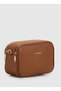 Tan Women's Leather Crossbody Bag Carbyn06 Flt - 2