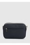Navy Blue Women's Leather Crossbody Bag Carbyn06 Flt - 3