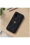Samsung Galaxy A07 Compatible Case Camellia Leather Case Black - 4