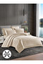 6-Pcs Geometric Duvet Cover Set, King Size 220x240 cm, Brushed Microfiber Fabric(Without Filler) - 2