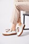 Pela Side Zipper Rubber Genuine Leather Women's Shoes White - 2