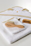 Baby Bath Set - Lamb Cozy Care Bath Set |   Kare Kundak - Pouch - Brush and Comb Set - 3