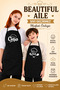 Beautiful Aile Liquid-Proof Waterproof Kitchen Apron Adult and Children's Apron
