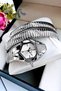 Snake Watch Model - Women's Wrist Watch, Waterproof Silver Color Steel Band - Bracelet Gift Dkby2046C5 - 3