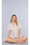 Striped Full-Length Buttoned Shorts Set 760-02 - 2
