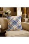 Colorful Plaid Patterned Double-Sided Digital Printing 43X43 6-Piece Throw Pillow Cover Sofa Pillow Case - 6