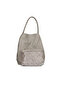 Grey leather women's shoulder bag 01wb0014 - 5