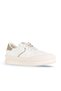 Beige Suede-Leather Women's Sneakers 16Wa8157 - 2