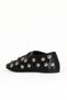 Black Leather Women's Flat Shoes 30Wa24272 - 4