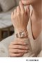 Premium Luxury Design Roman Numeral Square Women's Wristwatch