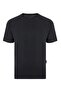 Bamboo Men's Crew Neck T-Shirt Short Sleeve Undershirt Tank Top and Boxer Shorts Set Black - 7