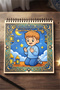 Ramadan Boy - 21X21 cm Coloring Book, for Children and Adults - 2