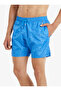 Blue Patterned Men's Swimsuit 10042 Shoes