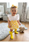 Yellow Daisy Floral Slopet and Yellow Bow Socks Set - 2