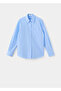 Straight Cut Shirt from Cotton and Lyocell Blend - 3