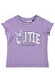 Cutie Printed T-Shirt for 2-5 Years Old - Lilac