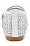 Feles Kemer Stone Detailed Women's Ballerina Shoes White - 5