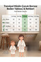 100% Cotton Muslin Children's Bathrobe Hooded Bath and Beach Towel - 6