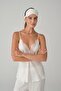 Vegan Silk Satin Six-Piece Bridal Dowry Set - Lx.26162 Ivory - 7