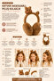 Children's Plush Headphones with Animal Accessories Brown - 2