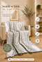 Luxury Cotton Double Blanket |   180X220 cm |   Double-Sided & Soft Textured |   Tv & Sofa Throw - 2