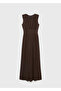 Long Dress with Drawstring - 3