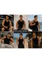 Men's Halter Neck Black Sportsman Lycra Undershirt Sports and Daily Use Antrst1 - 2