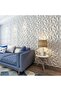 33-Pack PVC 3D Wall Panel, Diamond Design, 11.8x11.8 Inch Textured Tiles for Interior Décor, White - 2