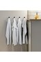 Rınnıg Kitchen Drying Cloth 4 Pieces White Dark Gray 45x60 Cm 100% Cotton - 2