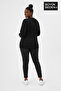 Women's Plus Size Capri Island Printed Crew Neck Slim Sweatshirt Spr26Bswk956-14 - 2