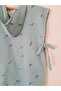 Organic Double Layer Patterned Muslin Poncho // Hooded // 60x50 Cm - 7