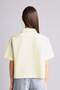 Boxy Fit Striped Short Sleeve Yellow Shirt H6251Ax26Sm - 8