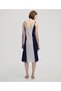 Colorblock triko elbise - 6