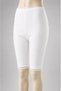 Women's 100% Cotton Knee-Length Lacy Shorts 6575 – Skirt Under Shorts & Underwear - 2