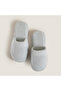 Eva Cotton 100% Cotton Unisex Slippers Pearl Blue