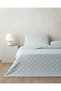 Poemy Easy-Iron Double Duvet Cover Set 200X220 cm Orange-Blue