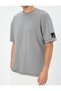 Basic T-Shirt Crew Neck Short Sleeve Label Printed - 5