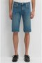 M04160A3312 Nicholas Premium Blue Vintage Indigo Blue Jean Shorts Men's Shorts - 2