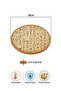 Ancient Egyptian Hieroglyphic Inscribed Cork Trivet Pot Pan Coaster 19cm Diameter 1cm Thickness - 2