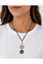 Natural Stone Necklace ;Terahertz Vibration Stone,Designed with Aquamarine and Quartz Stone - 5