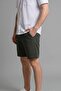100% Cotton Relax Fit Green Bermuda Shorts G4946Ax26Sm - 4