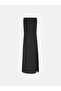 91687 Lyocell Blend Strapless Dress with Slit Detail - 5